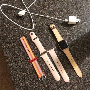 Series 1 38mm rose gold Apple Watch